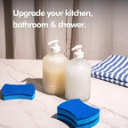 KIVY Glass Soap Dispenser Set 2X 16oz - incl. Waterproof Labels - with Pump - Image 2