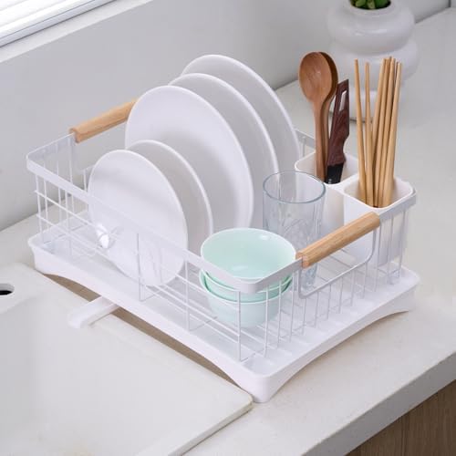 Dish Drainer Rack, Plate, Cutlery, Pots, and Pans - Image 7