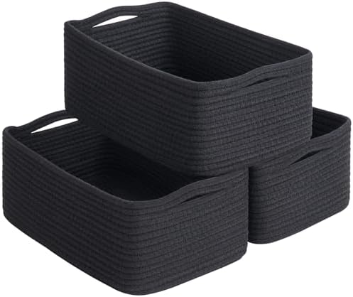 Goodpick 3-Pack Boo Storage Baskets for Closet Organizing, 13 x 8 x 5 in by Goodpick