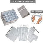 Moteph Shoe Organizer Closet Storage Solution with Clear Cover & Adjustable Dividers for Shoes, Handbags, Blankets, Linen, Clothing (Medium - 16 Pairs, Grey) - Image 4