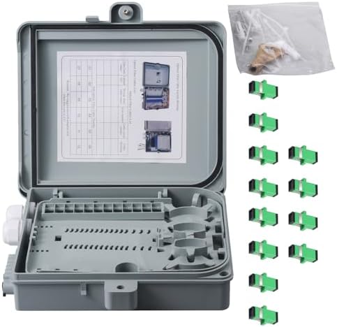 12 Port SC/APC Fiber Distribution Box Fiber Optical Terminal Box by Xunsomten