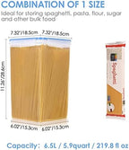 Vtopmart 6.5L Flour Sugar Storage Containers, 4 PCS, Blue - Image 2