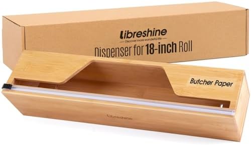 Libreshine 18-Inch Foil Dispenser with Slide Cutter & Butcher Paper Holder by Libreshine