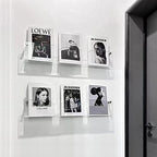 DuvinDD 2 Pack Acrylic Magazine Holder Rack Wall Mount 24 inch - Image 5