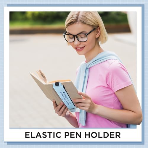 12 Pcs Elastic Pen Holder for Notebook, PU Leather, Christian - Image 6