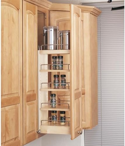 Rev-A-Shelf Pullout Kitchen Cabinet Organizer, Min Cabinet Opening 8.5" W - Image 2