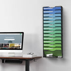 Kuntine.B Wall File Organizer Office Hanging Magazine Holder Wall File Organizer for Office Home - Image 7