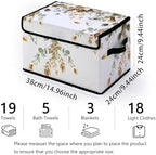 Stackable Clothes Storage Bins with Lids 3 Pack - Image 2