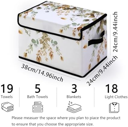 Stackable Clothes Storage Bins with Lids 3 Pack - Image 2