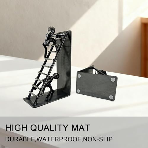 Decorative Bookends for Shelves, Modern Climbing Man - Image 7