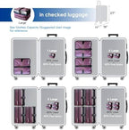 Grand Fusion Stow-N-Go Hanging Travel Shelves, Packing Organizer for Luggage. Carry on Closet for Suitcase. Expandable Packing Cube. Travel Essentials. (Burgundy - L, L = (L) 11.8" x (W) 11.8") - Image 5