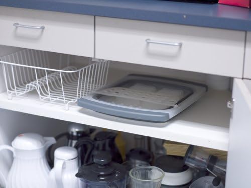 PrepWorks Collapsible Dish Drainer - Space-Saving, Expandable Dish Rack for Drying Plates, Cups, and Kitchen Utensils, Extends from 16.5" to 26.75" to Fit Over Most Sinks - Image 5
