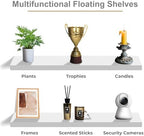 Sorbus Floating Shelves for Wall Storage (35 Inch, 3 Pack, White) - Image 6