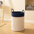 LA JOLIE MUSE 72L Extra Large Cotton Rope Laundry Basket, Blanket Basket - Image 4