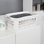 Sterilite HipHold Laundry Basket, Plastic Rectangle Clothes Hamper, 24 Pack - Image 4