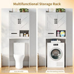 Garvee Over the Toilet Storage Cabinet with Adjustable Shelf, White - Image 4