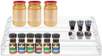 PMMASTO Wide Clear Acrylic Spice Rack for Countertops- 3 Tier - Image 5
