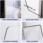 Clear Vertical Magazine File Holder, Plastic Desk Organizer Binder, 4PC - Image 5