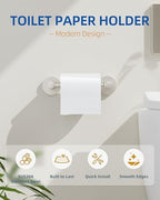 RUACQ Brushed Nickel Toilet Paper Holder Wall Mount for Bathroom, 2 Pack - Image 5