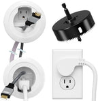 in Wall Cable Management Kit, Power & Low Voltage Wire Organizer with Hole Saw Drill for Easy TV Wall Mounting, TV Cord Hider for Wall & Clean Look by PRLF