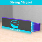 HuggieGems 4 Pack Magnetic Spice Storage Rack Organizer for Refrigerator and Oven, Purple Fridge Organizers and Storage - Image 3