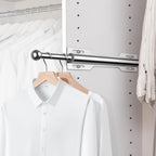 12" Valet Rod for Closet Pull Out (2 Pack, Chrome) - Image 2