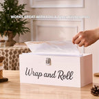 Plastic Wrap Dispenser with Cutter– Fits 12" 3000ft Costco Wrap, Foil, Cling, Wax Paper for Kitchen, Restaurant - Image 4