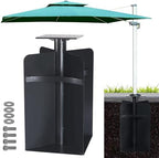 In-ground Umbrella Base for Offset Cantilever Umbrellas, Stainless Steels Outdoor Umbrella Base, Upright Outdoor Umbrella Holder by Wanhork