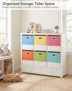 Storage Cube Bins | Macaron & White, 10.5"x10.5"x11", 6 Pack - Image 6
