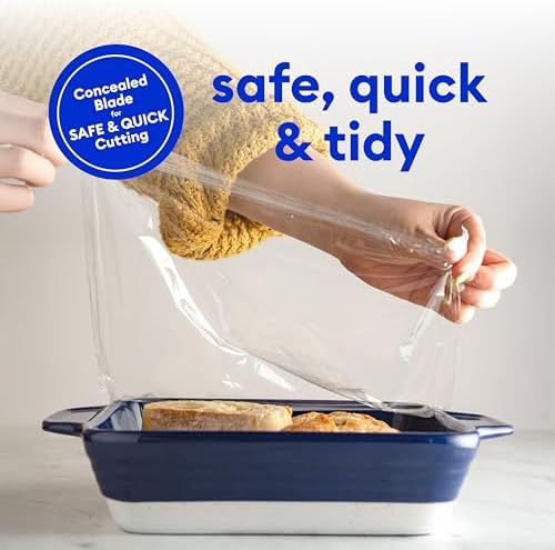 Stretch-Tite Wrap'n Snap 7500 Dispenser, Easy Refill and Cutter for Plastic Wrap - Image 4