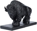Set of 2 Polyresin Buffalo Bookend,Art bookend, Homedecor for Kids, Office Decor (Black) by Unknown