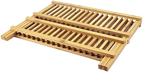 Totally Bamboo Collapsible Bamboo Dish Drying Rack - Image 4
