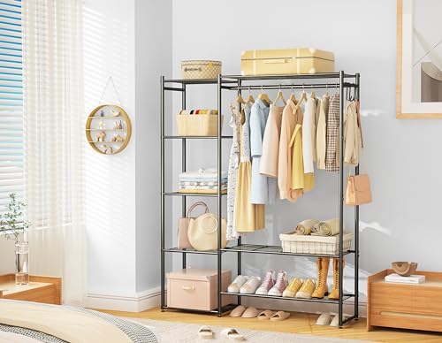 Closet Wardrobe, Closet Organizers and Storage System, Metal Clothes Rack - Image 2