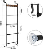 Over the Door Towel Rack Over The Door Towel Bar for Bathroom - Image 2
