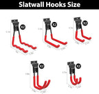 3-H Slatwall Hooks 10 Pack Heavy Duty Multi Sizes, Slatwall Accessories - Image 2