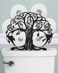 Life of Tree Toilet Paper Holder Stand, Bathroom Toilet Paper Storage by Wigag