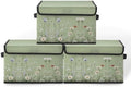 Fabric Storage Bins with Lids,Under Bed Storage Containers 3Pack by BestSellers