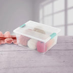 Sterilite Clip Box, Stackable Clear Plastic Bins- Deep, 12-Pack - Image 5