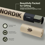Nordik Felt and Leather Desk Mat - Dual Layer Willow Haze Sage 35 x 17 in - Image 3