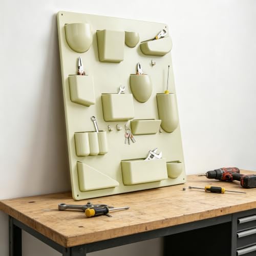 Creative Wall Storage Rack ABS Multi-Grid Storage (Green) - Image 4