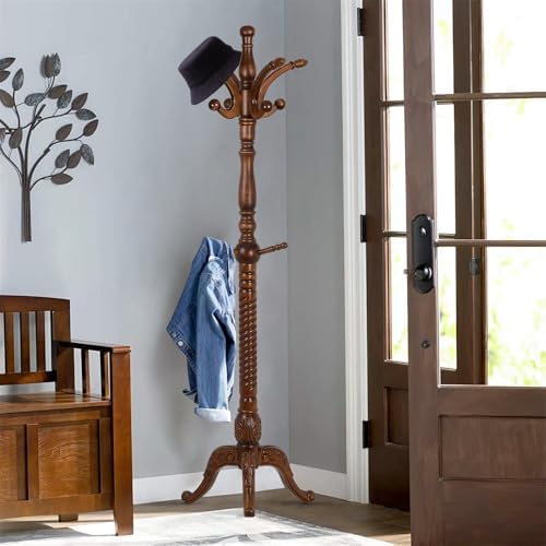 Bekrvio Freestanding Coat Rack Stand with 8 Hooks, 79" by Bekrvio