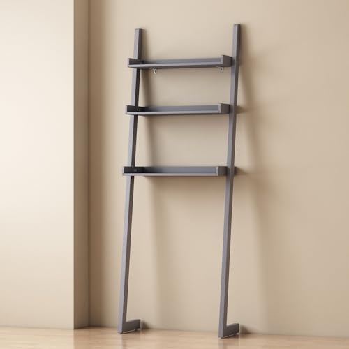 Solid Bamboo Over the Toilet Storage, 3-Tier Freestanding Toilet Shelf - Image 5