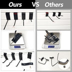 3-H Slatwall Hooks 20 Pack Heavy Duty Multi Sizes, Slatwall Accessories - Image 3