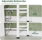 Simple Trending 2-Tier Over The Toilet Storage with 2 Fabric Drawers - Image 6