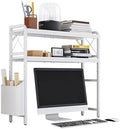 Desk Hutch Dorm with Adjustable Shelves and Side Pockets by VERSASKY