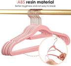 Velvet Hangers Non Slip Felt Hangers, Velvet Clothes Hangers Space Saving - Image 3
