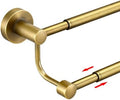 BESy Double Towel Bar Bathroom Towel Rack Towel Rod Holder Antique Brass by BESy