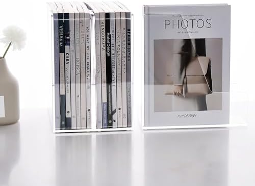 YUXUN Acrylic Magazine File Holders - Clear Desk Organizers - Image 7