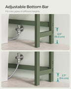 SONGMICS 3-Tier Bamboo Over The Toilet Storage, Adjustable Shelf, 66.9''H - Image 5