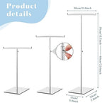 Leinuosen 4 Pcs Tabletop Purse Display Stand Metal T Bar Display - Image 2